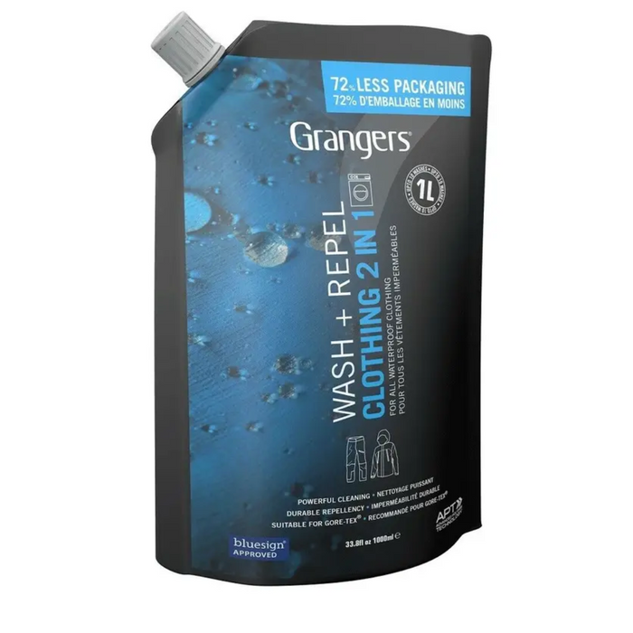 Grangers pouch wash & repel clothing 2 in 1 1 litre