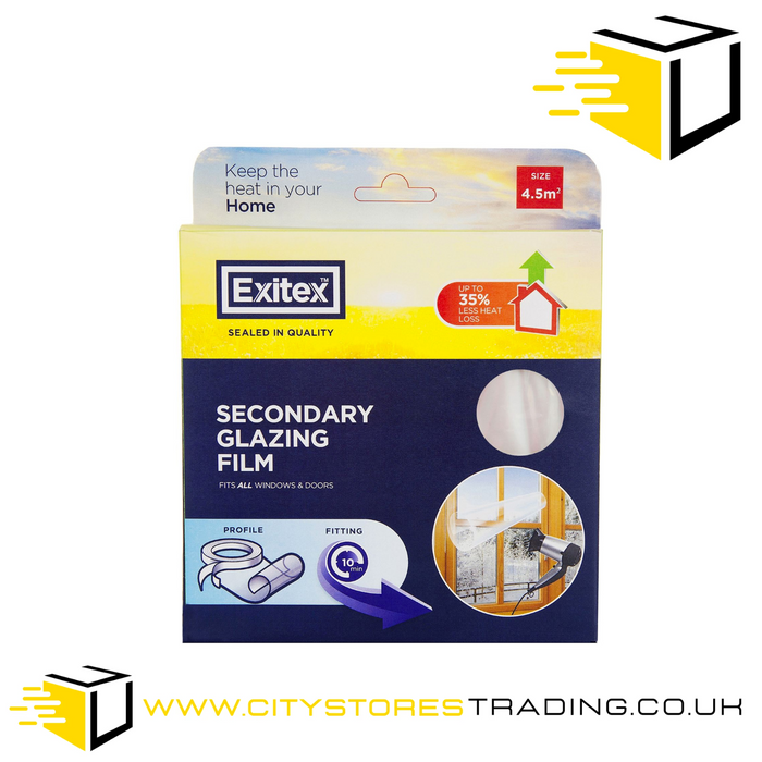 Exitex Secondary Glazing film 4.5m2