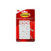 3M Command White Decorating Clips Hanging Strips 20 Strips - Command