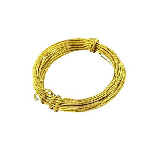 6 Meter Picture Wire For Picture Mirror Canvas Hanging 6M Brass - Merriway