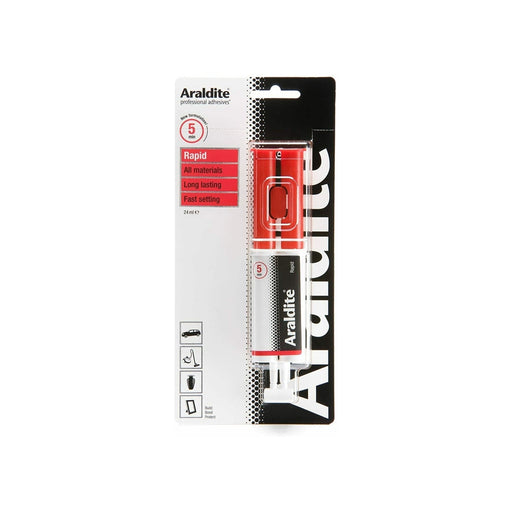 Araldite Rapid 24ml Syringe Strong Long Lasting Adhesive - Araldite