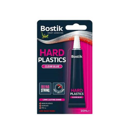 Bostik Hard Plastic Clear Extra Strong Adhesive Glue 20ml - Bostik