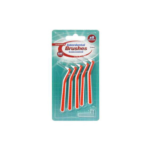 Claradent Pack Of 5 Interdental Brushes Helps Remove Plaque Tooth Brush Teeth - Claradent