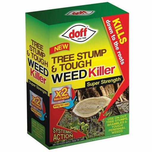 Deep Root Extra Tree Stump Weedkiller Very Strong Tough Weed Killer 2x 80ml - Doff