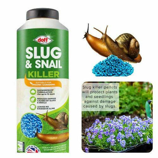 Doff Slug/Snail Killer Pellets Bait Slug Pest Control Trap Outdoor Garden 800g - Doff