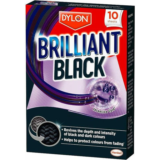 Dylon Colour Catcher Brilliant Black Laundry Sheets x 10 - Dylon