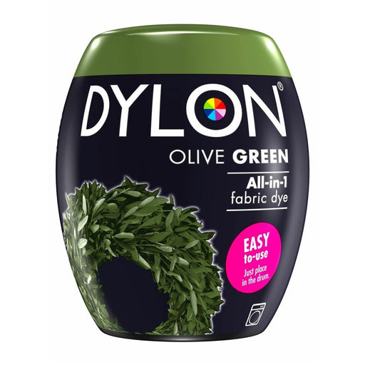 Dylon Machine Dye Pod for Clothes & Soft Furnishings 350g Olive Green - Dylon