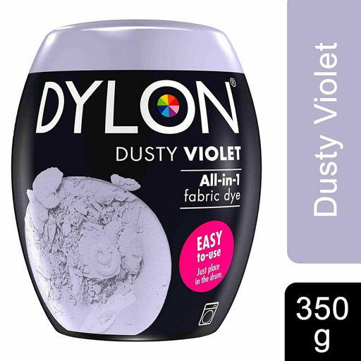 Dylon Machine Dye Pod for Clothes & Soft Furnishings Dusty Violet 350g - Dylon