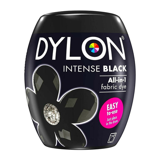 Dylon Machine Dye Pod for Clothes & Soft Furnishings Intense Black 350g - Dylon