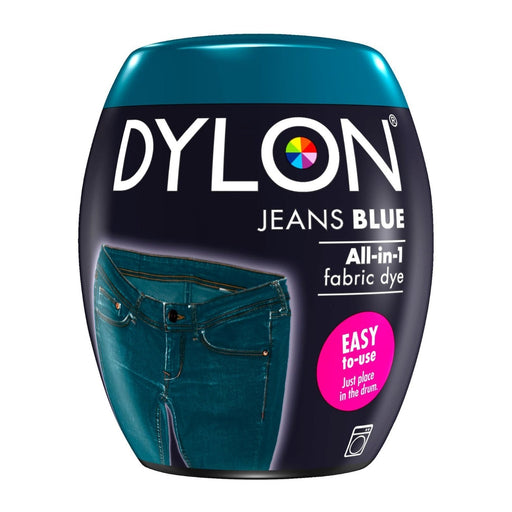 Dylon Machine Dye Pod for Clothes & Soft Furnishings Jeans Blue 350g - Dylon