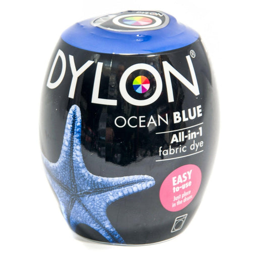 Dylon Machine Dye Pod for Clothes & Soft Furnishings Ocean Blue 350g - Dylon
