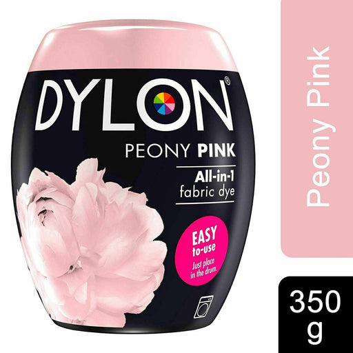 Dylon Machine Dye Pod for Clothes & Soft Furnishings Peony Pink 350g - Dylon