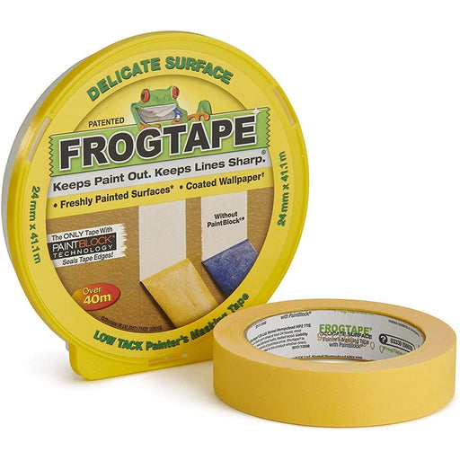 Frog Tape Yellow Delicate Surface Painters Masking Tape 24mm x 41.1m - Frog Tape