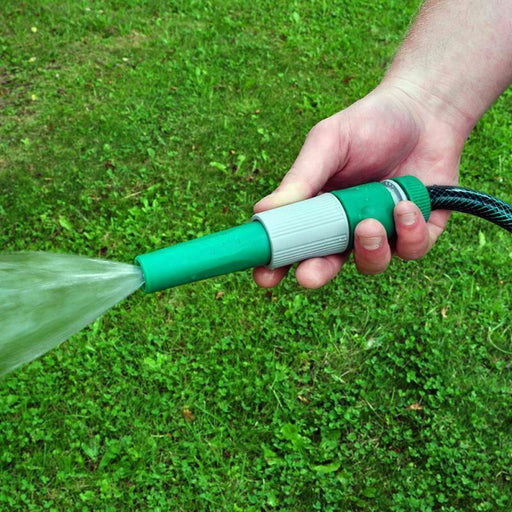 Garden Hosepipe Adjustable Spray Nozzle Mist Fit Connector Watering Fitting - Kingfisher Gardening