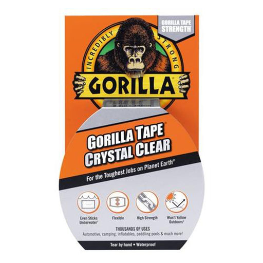 Gorilla Tape Crystal Clear 48mm x 8.2m - Gorilla Glue