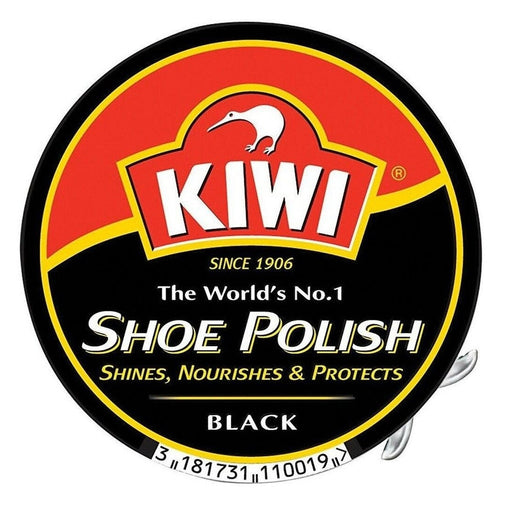 Kiwi Shoe Polish Black 50ml Tin - Kiwi
