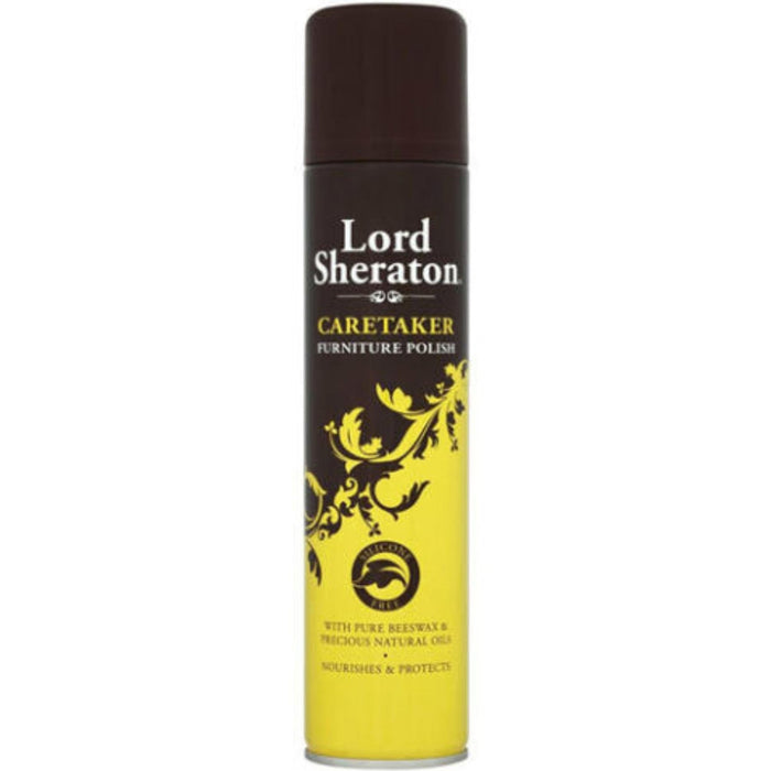 Lord Sheraton Caretaker Furniture Spray Polish 300ml Silicone Free with Beeswax - Lord Sheraton