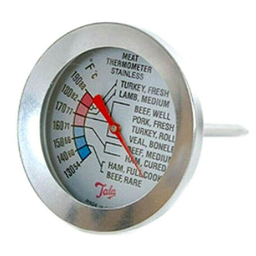 Meat Thermometer Stainless Steel Case ºC & ºF Dial - Tala