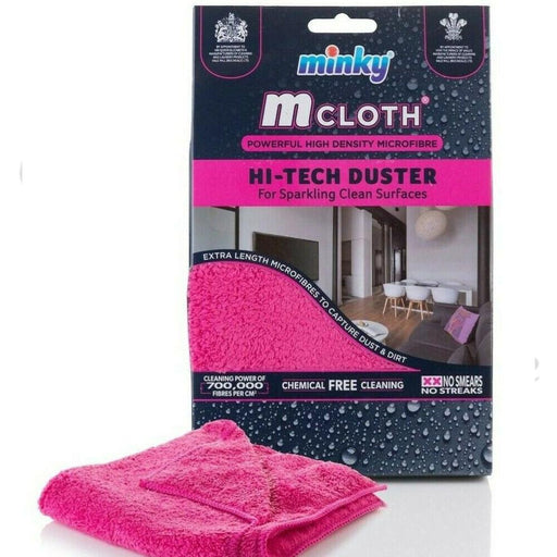 Minky M Cloth Hi-Tech Duster Microfibre Cloth for Sparkling Clean Surfaces - Minky