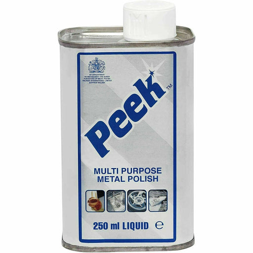 Peek Metal Cleaner Polish and Protector Liquid 250ml For All Metals & Fibreglass - Peek