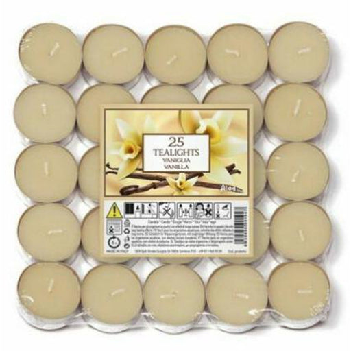 Price's Candles Scented Tea Lights Candles Pack of 25 Vanilla - Price's