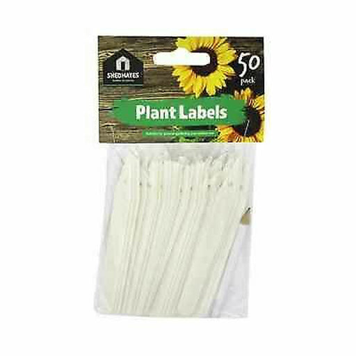 Shedmates Plant Labels and Pencil - White (Pack of 50) - Shedmates