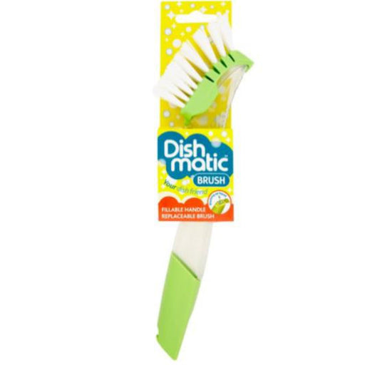 The Dishmatic Washing Up Brush with Handle Dish Cleaning - Dishmatic