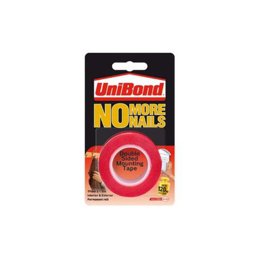 UniBond No More Nails Red Roll Ultra Strong Roll Permanent 19mm x 1.5m - UniBond