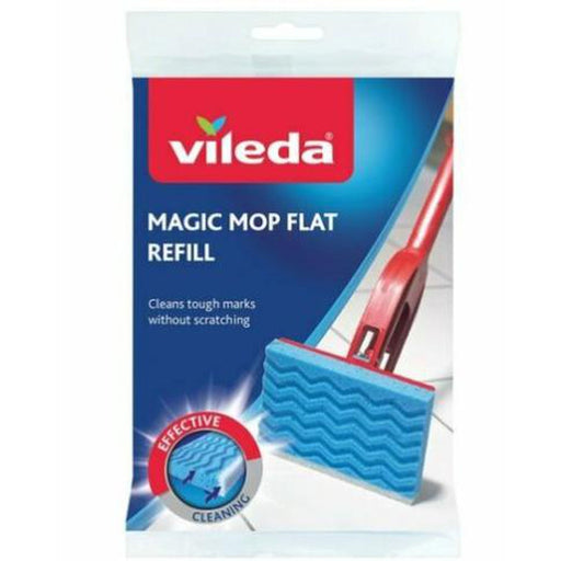 Vileda Magic Flat Mop Sponge Refill Head Floor Cleaning Pad Replacement - Vileda
