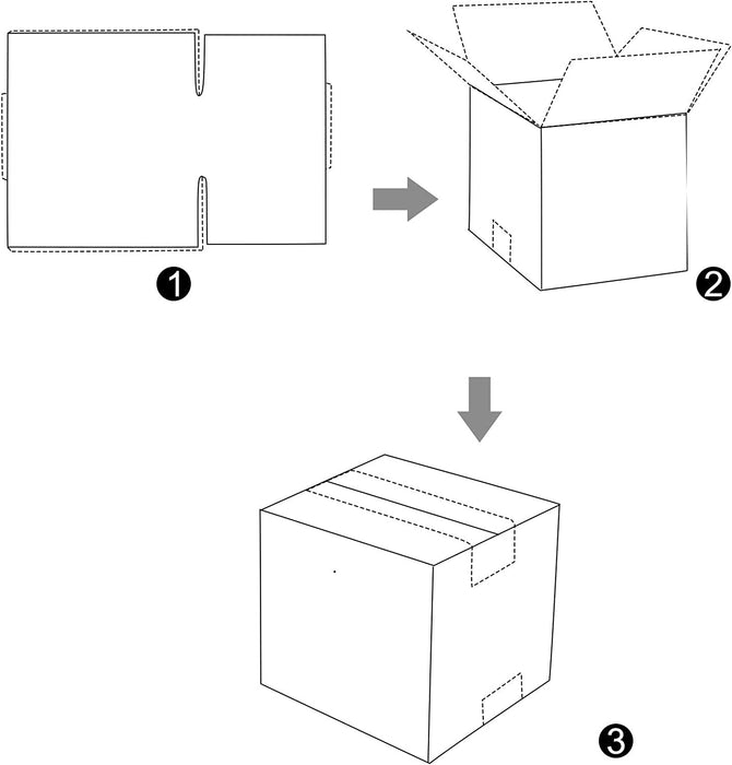 100 pack 5x5x5 Cardboard Box Single Wall Packing Carton Storage Removal Mailing Post Box