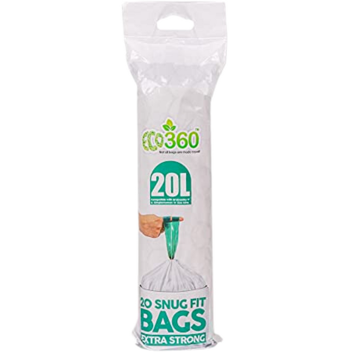 Eco360 Bin Liners 20L Pack 20 420mmx760mm - ECO360