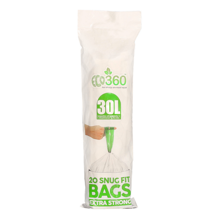 Eco360 Bin Liners 30L Pack 20 465mmx750mm - ECO360
