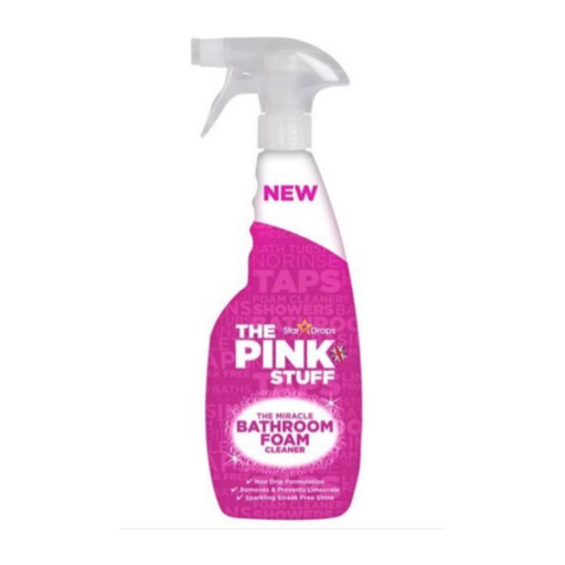 The Pink Stuff Stardrops The Stuff Miracle Bathroom Foam Cleaner, 750ml - The Pink Stuff