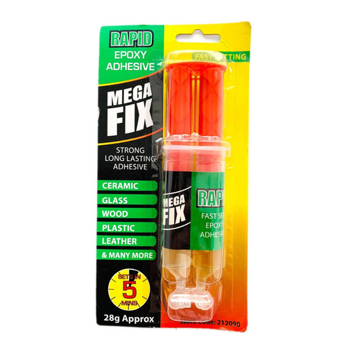 Maxi Fix Rapid Epoxy Adhesive Mega Fix Fast Setting 28g - Rapid